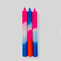 Pink Stories Neon Dipped Candles