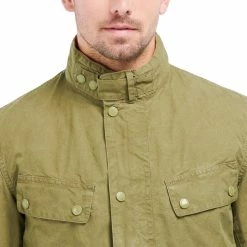 Barbour International Summer Washed Duke Jacket - Dusky Green