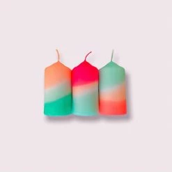 Pink Stories Dip Dye Neon - Set Of Three - Watermelon Sea
