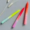 Pink Stories Neon Dip Dye Fruit Salad Twisted Candle