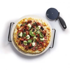 Kitchen Craft Pizza Stone And Cutter