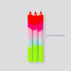 Pink Stories Dip Dye Neon Candles 19 Pink Stories Dip Dye Neon Candles