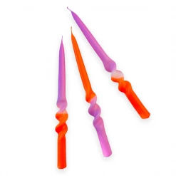 Pink Stories Dip Dye Swirl Candles 2022