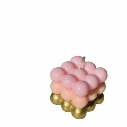 Pink Stories Dip Dye Bubble Sundowner Candle