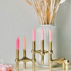 Pink Stories Dip Dye Konfetti Candles