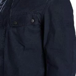 Barbour International Navy Summer Washed Duke Jacket