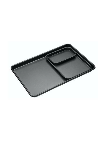 Kitchen Craft Masterclass Non Stick Baking Tray 24 x 18cm 3 Kitchen Craft Masterclass Non Stick Baking Tray 24 x 18cm
