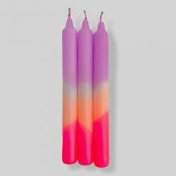 Pink Stories Neon Dipped Candles
