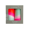Pink Stories Dip Dye Neon Peppermint Cherries Candles