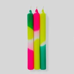 Pink Stories Neon Dipped Candles