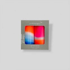 Pink Stories Dip Dye Neon Pillar Candles 12 Pink Stories Dip Dye Neon Pillar Candles