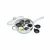 Kitchen Craft Stainless Steel 28 Cm Six Hole Egg Poacher