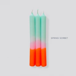 Pink Stories Dip Dye Neon Candles 18 Pink Stories Dip Dye Neon Candles