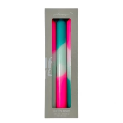 Pink Stories Dip Dye Neon Peppermint Clouds Candles From