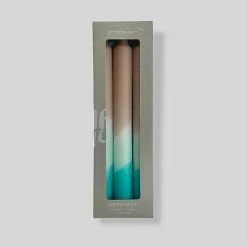 Pink Stories Candles Dip Dye Neon Coconut Waterfall Set Of 3