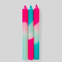 Pink Stories Neon Dipped Candles