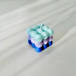 Pink Stories Dip Dye Bubble Candle