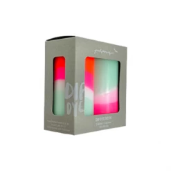 Pink Stories Dip Dye Neon Peppermint Cherries Candles