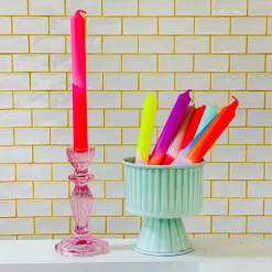 Pink Stories Plum Mousse Dip Dye Neon Candles