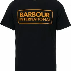 Barbour International Essential Large Logo T-Shirt Black