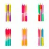 Pink Stories Neon Dip Dye Dinner Candles 2022