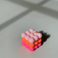 Pink Stories Dip Dye Bubble Bubble On The Beach Candle