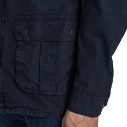 Barbour International Navy Summer Washed Duke Jacket