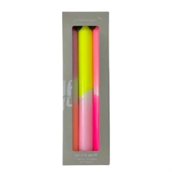 Pink Stories Dip Dye Neon Summer Breeze Candles From