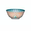Kitchen Craft Colourful Folk Pattern Ceramic Bowl