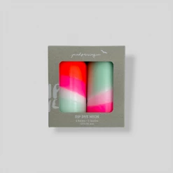Pink Stories Dip Dye Neon Pillar Candles 11 Pink Stories Dip Dye Neon Pillar Candles