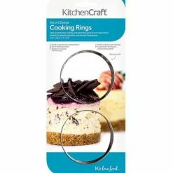Kitchen Craft Set Of Two Deluxe Cooking Rings 7cm