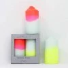 Pink Stories Dip Dye Neon Pillar Candles