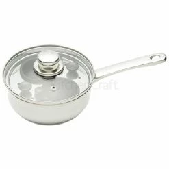 Kitchen Craft Stainless Steel 16 Cm 2 Hole Egg Poacher