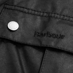 Barbour International Duke Wax Jacket Black