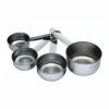 Kitchen Craft Stainless Steel 4 Piece Measuring Cup Set