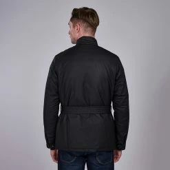 Barbour International Barbour International Coloured Sl International Wax Jacket Black