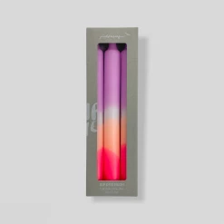 Pink Stories Plum Mousse Dip Dye Neon Candles
