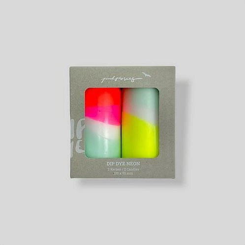 Pink Stories Candles Dip Dye Neon Rainbow Wings Set Of 2 5 Pink Stories Candles Dip Dye Neon Rainbow Wings Set Of 2