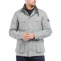 Barbour International Summer Washed Duke Jacket - Grey