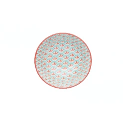 Kitchen Craft Green Geometric Ceramic Bowl