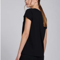 Barbour International Black Chequer T Shirt