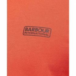 Barbour International Barbour International Small Logo T Shirt in Intense Orange MTS0141OR72