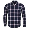 Barbour International Barbour International Valve Check Shirt Navy 1 Barbour International Barbour International Valve Check Shirt Navy