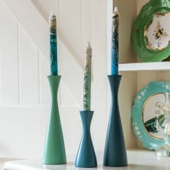 Pink Stories Dip Dye Marbled Candles