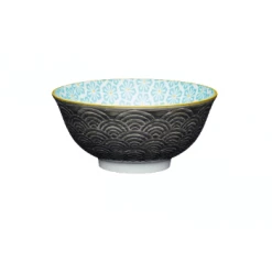 Kitchen Craft Grey Pattern Ceramic Bowl
