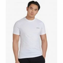 Barbour International Small Logo T Shirt White MTS0141WH11