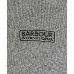 Barbour International Essential Pique Polo Shirt Grey MML0914GY74