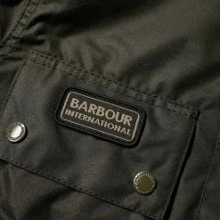Barbour International Barbour International Coloured Sl International Wax Jacket Sage