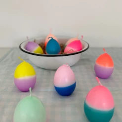 Pink Stories Neon Dip Dye Easter Egg Candles x 10 9 Pink Stories Neon Dip Dye Easter Egg Candles x 10
