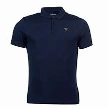 Barbour International Navy Saltire Polo Shirt